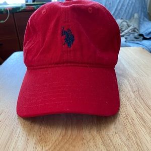 Red Polo Baseball Cap